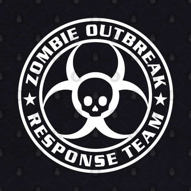 Zombie Outbreak Response Team - WHITE by LeftCoast Graphics